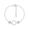 Bracelet Femme - Oxyde de zirconium - Argent 925 - Longueur : 18 cm - vue V2