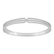 Bracelet Femme - Oxyde de zirconium - Argent 925 - Longueur : 18 cm