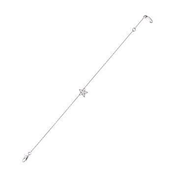 Bracelet Femme - Oxyde de zirconium - Argent 925 - Longueur : 18 cm