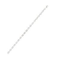 Bracelet Mixte - Argent 925 - Longueur : 18 cm