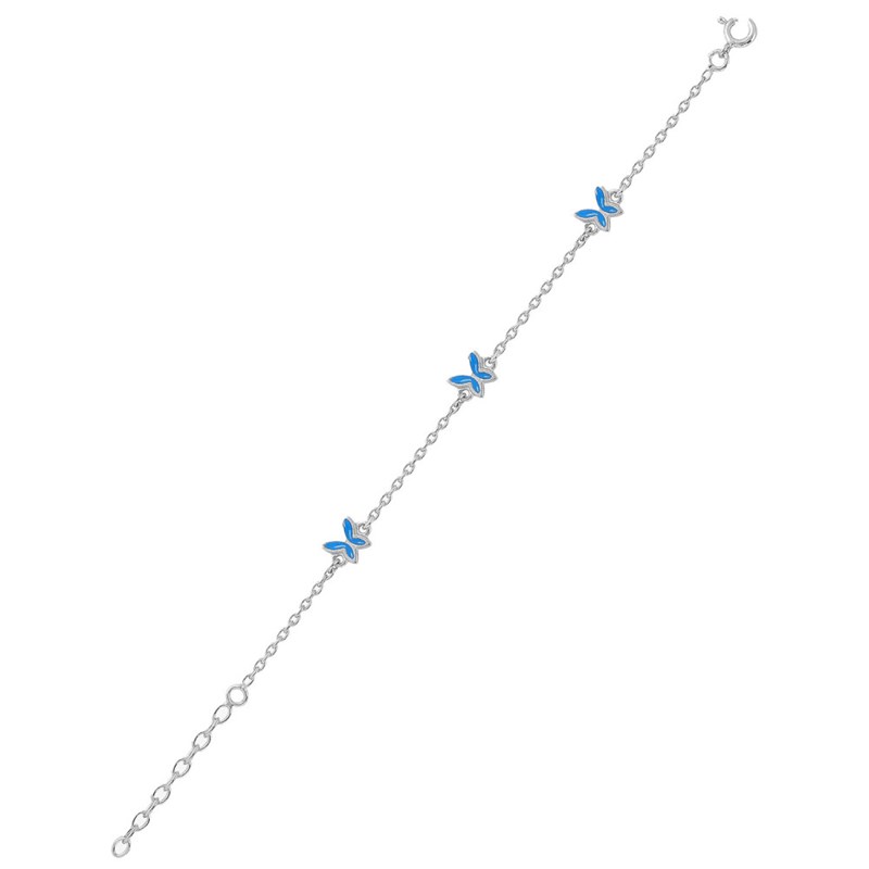 Bracelet enfant - Argent 925 - Longueur : 18 cm - vue 2