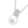 Collier perle Femme - Argent 925 - Longueur : 42 cm - vue V2