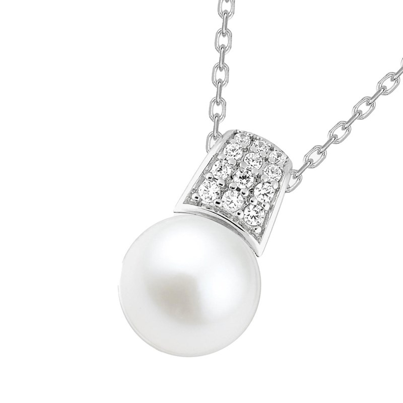Collier perle Femme - Argent 925 - Longueur : 42 cm - vue 2