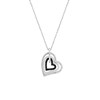 Collier coeur Femme - Argent 925 - Longueur : 42 cm - vue V1