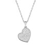 Collier coeur Femme - Argent 925 - Longueur : 42 cm - vue V2