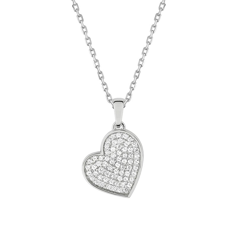 Collier coeur Femme - Argent 925 - Longueur : 42 cm - vue 2