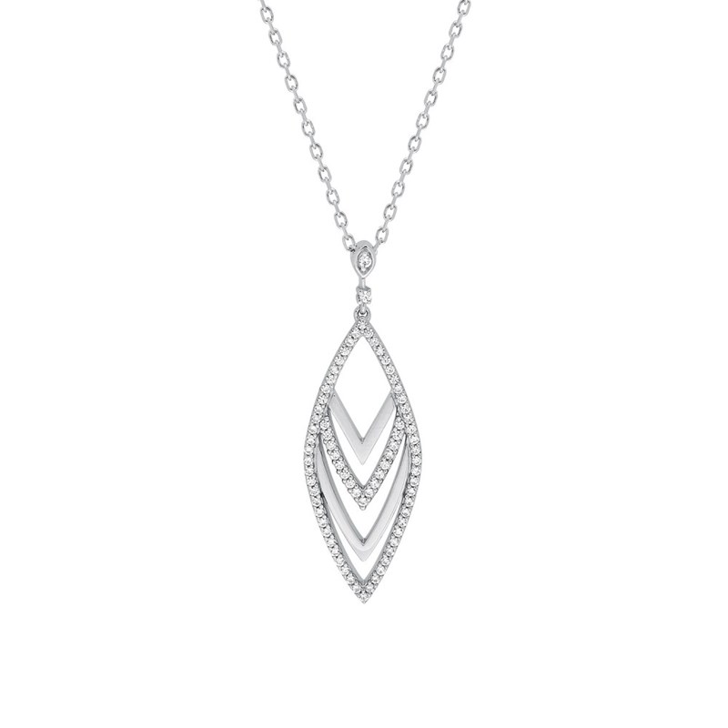 Collier Femme - Argent 925 - Longueur : 42 cm