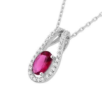 Damesketting - Zilver 925 - Lengte: 42 cm