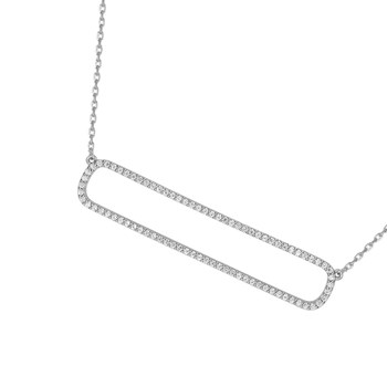 Damesketting - Zilver 925 - Lengte: 42 cm