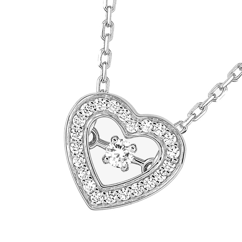 Collier coeur Femme - Argent 925 - Longueur : 42 cm - vue 2