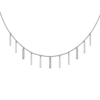 Damesketting - Zilver 925 - Lengte: 42 cm