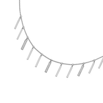 Damesketting - Zilver 925 - Lengte: 42 cm