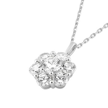 Damesketting - Zilver 925 - Lengte: 42 cm