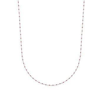 Vrouwenketting - Zilver 925 - Emaille - Lengte : 45 cm