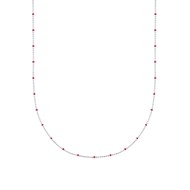 Collier Femme - Argent 925 - Email - Longueur : 42 cm