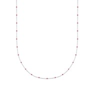Collier Femme - Argent 925 - Email - Longueur : 42 cm