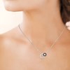 Collier Femme - Argent 925 - Oxyde de zirconium - Longueur : 45 cm - vue V4