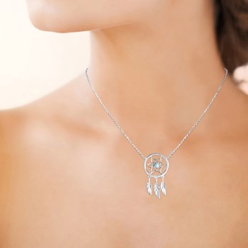 Women's necklace - Silver 925 - Length: 45 cm