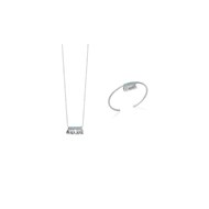 Collier Femme - Argent 925 - Longueur : 45 cm