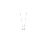 Collier Femme - Argent 925 - Oxyde de zirconium - Longueur : 45 cm