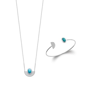 Damesketting - Zilver 925 - Lengte: 45 cm