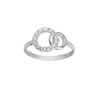 Bague femme - Oxyde de zirconium - Argent 925 - vue V1