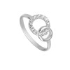 Bague femme - Oxyde de zirconium - Argent 925 - vue V2