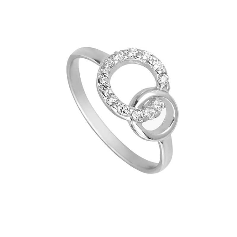 Bague femme - Oxyde de zirconium - Argent 925 - vue 2