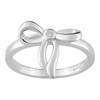 Bague femme - Oxyde de zirconium - Argent 925 - vue V1