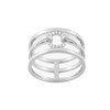 Bague femme - Oxyde de zirconium - Argent 925 - vue V1