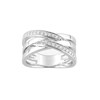 Bague femme - Oxyde de zirconium - Argent 925 - vue V1