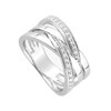 Bague femme - Oxyde de zirconium - Argent 925 - vue V2