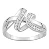 Bague femme - Oxyde de zirconium - Argent 925 - vue V1