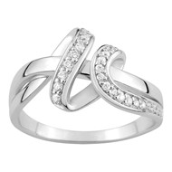 Bague femme - Oxyde de zirconium - Argent 925