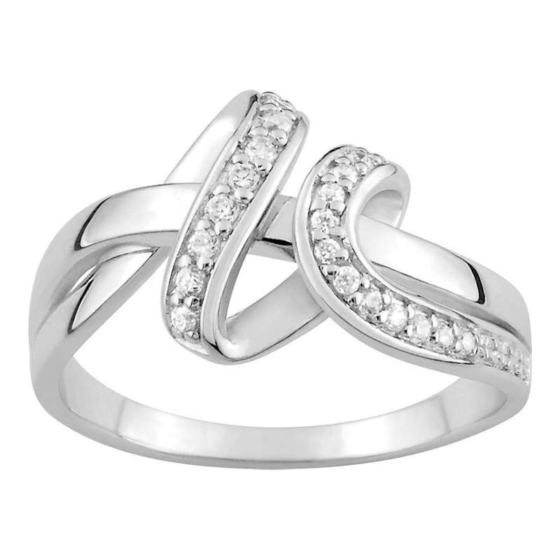 Bague femme - Oxyde de zirconium - Argent 925