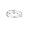 Bague femme - Oxyde de zirconium - Argent 925 - vue V1