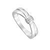 Bague femme - Oxyde de zirconium - Argent 925 - vue V2