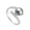 Bague femme - Oxyde de zirconium - Argent 925 - vue V2