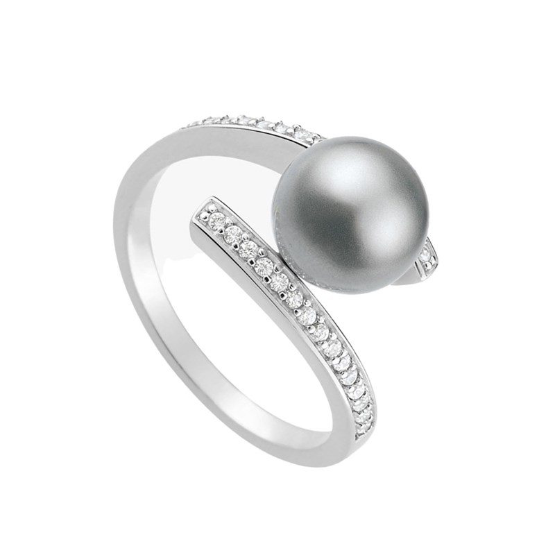 Bague femme - Oxyde de zirconium - Argent 925 - vue 2