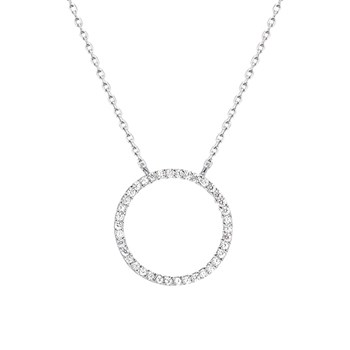 Damesketting - Zilver 925 - Lengte: 42 cm