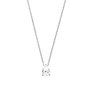 Collier Femme - Oxyde de zirconium - Argent 925 - Longueur : 42 cm