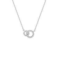 Collier Femme - Oxyde de zirconium - Argent 925 - Longueur : 42 cm