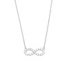 Collier Femme - Infini - Oxyde de zirconium - Argent 925 - Longueur : 42 cm - vue V1