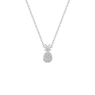 Collier Femme - Oxyde de zirconium - Argent 925 - Longueur : 42 cm