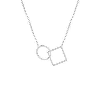 Damesketting - Zilver 925 - Lengte: 42 cm