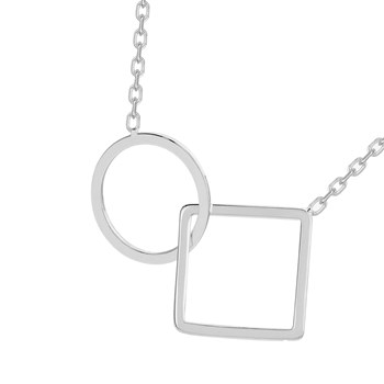 Damesketting - Zilver 925 - Lengte: 42 cm