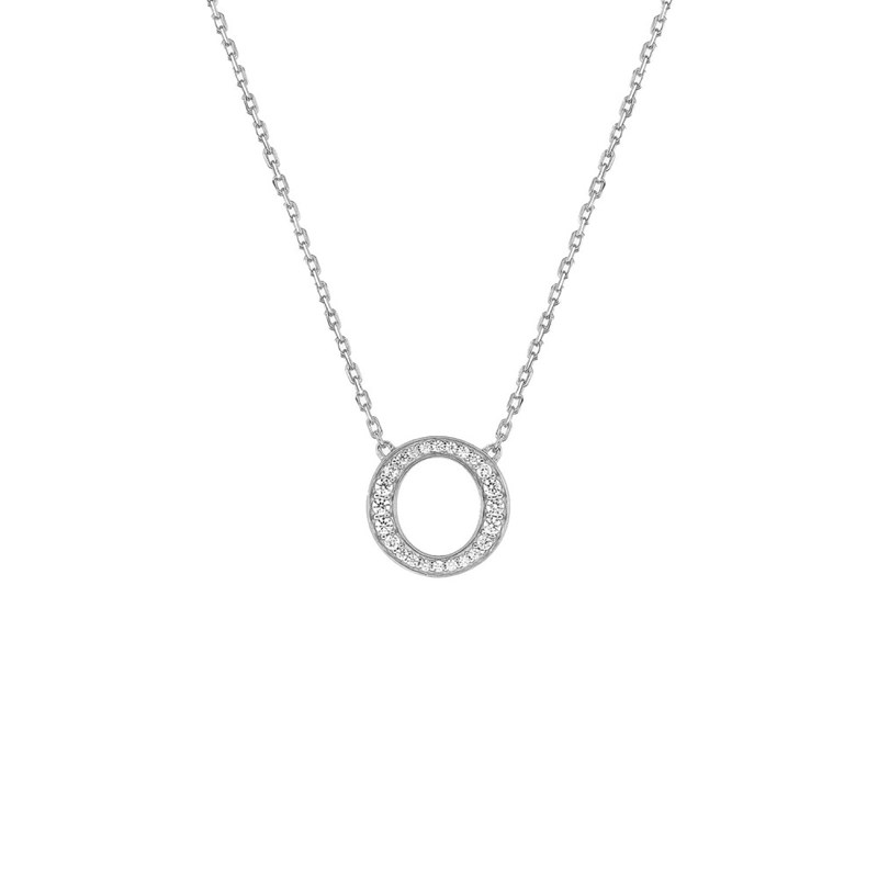 Collier Femme - Oxyde de zirconium - Argent 925 - Longueur : 42 cm
