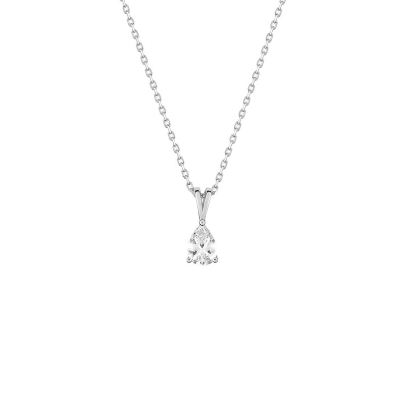 Collier Femme - Oxyde de zirconium - Argent 925 - Longueur : 42 cm