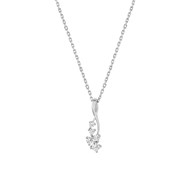 Collier Femme - Oxyde de zirconium - Argent 925 - Longueur : 42 cm