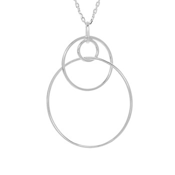 Damesketting - Zilver 925 - Lengte: 42 cm